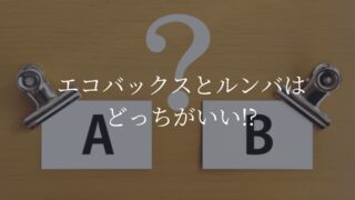 エコバックス　ルンバ　比較